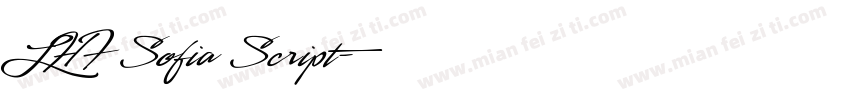 LHF Sofia Script字体转换